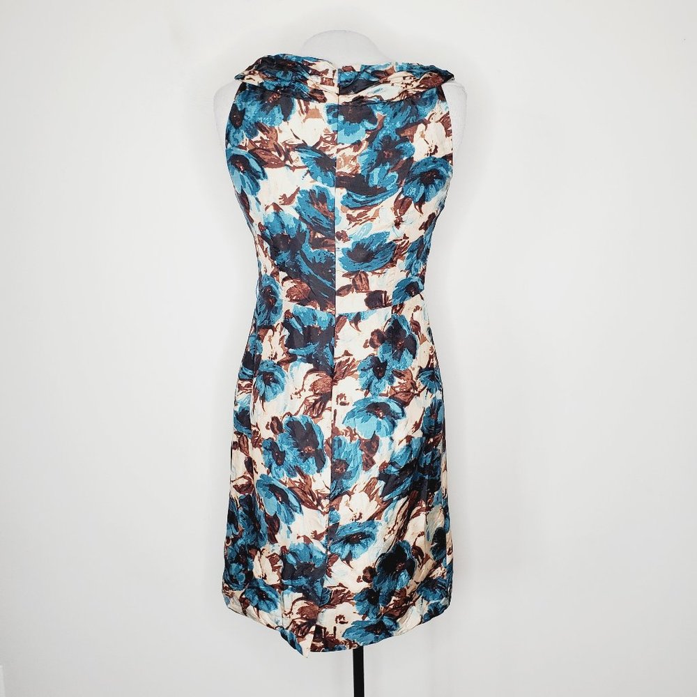 KATE SPADE 100% Silk Floral Sheath Mini Dress - Picture 4 of 10